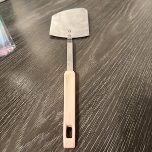 Black Handle Stainless Angled Spatula USA‎ MCM Vtg Sharpcutter by Royal